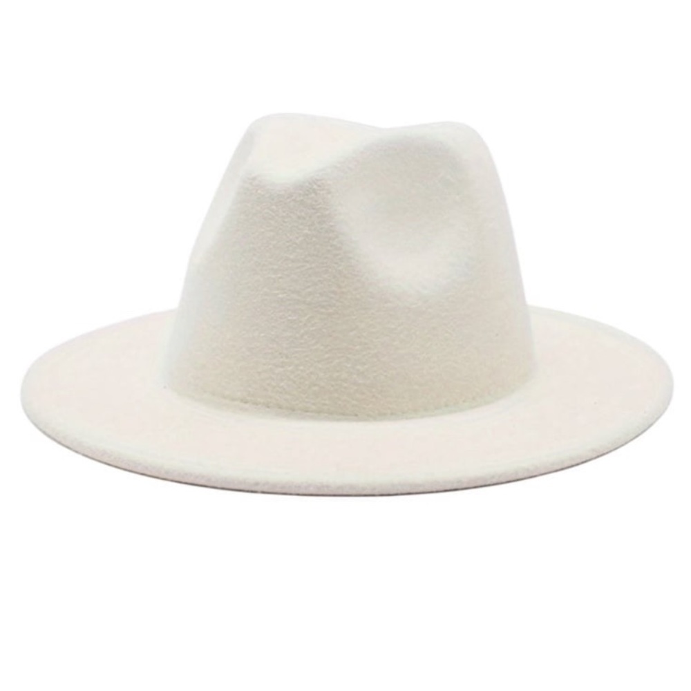 White Fedora Hat